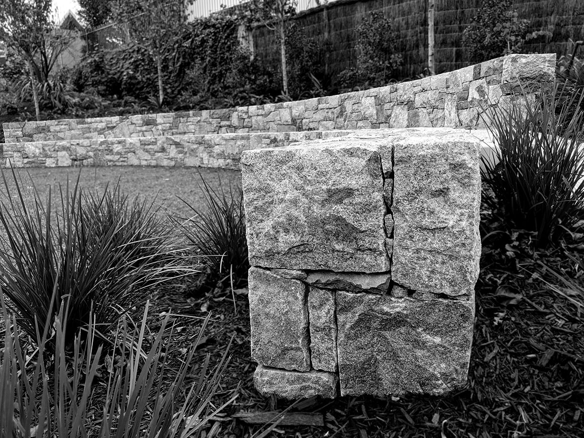 Perth stonemason granite stone features, water features
